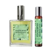 Perfume Eucalipto Refrescante Masculino 50Ml + Roll On 10Ml