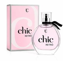 Perfume Eudora Chic Retrô 95ml Feminino Deo Colônia Original Fragrância Floral Elegante e Marcante Perfume Eudora Chic Retrô 95ml Feminino Deo Colônia Original Fragrância Floral Elegante e Marcante