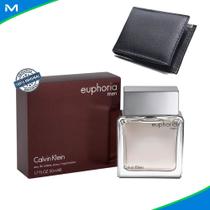 Perfume Euphoria Masculino Eau de Toilette 100ml Com Carteira Slim de Bolso