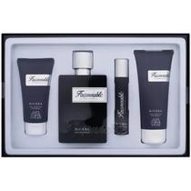 Perfume Façonnable Riviera EDP Masculino Kit 90mL + 20mL + Gel Douche 50mL + 90mL