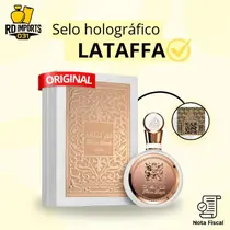 Perfume Fakhar Rose Lattafa Árabe Feminino Eau de Parfum 100ml Original Floral Luxuoso