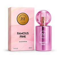 Perfume Famous Pink JNY Feminino 30ml Original Importado Elegante e Sofisticado
