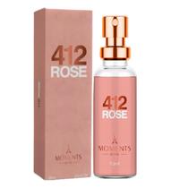Perfume Feminino 412 Sexy Rose 15ML Moments Paris