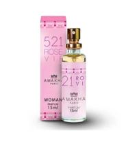Perfume Feminino 521 Rosé Vip Amakha Paris 15ml Bolso Bolsa