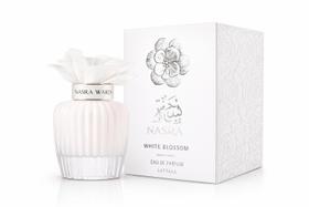 Perfume Feminino Assala Nasma White Blossom EDP 100ml Importado Floral Sofisticado, Alta Fixação, semelhante a Perfumes de Luxo