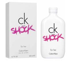 Perfume Feminino C K One Shock Eau de Toilette 200 ml + 1 Amostra de Fragrância