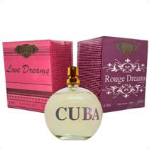 Perfume Feminino Cuba Love Dreams + Cuba Rouge Dreams 100 ml - Cuba Perfumes