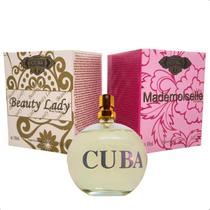 Perfume Feminino Cuba Mademoiselle + Cuba Beauty Lady 100ml
