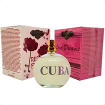 Perfume Feminino Cuba Red Flower + Cuba Love Dreams 100 ml - Cuba Paris