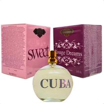 Perfume Feminino Cuba Rouge Dreams + Cuba Sweet 100 ml - Cuba Paris