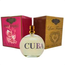 Perfume Feminino Cuba Sexy Angel + Cuba Love Forever 100 ml