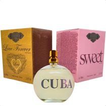 Perfume Feminino Cuba Sweet + Cuba Love Forever EDP 100 ml