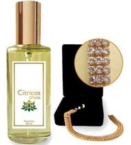 Perfume Feminino D'Italia 60Ml - Cítrico + Pulseira