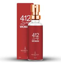 Perfume feminino de bolsa 412 Sexy woman 15ml - Moments Paris