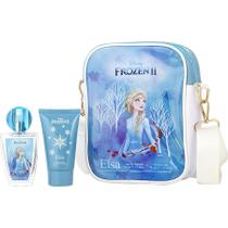 Perfume Feminino Disney Frozen 2 Elsa Edt Spray 50 Ml & Gel De Banho 75 Bag