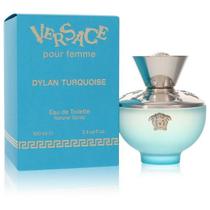Perfume Feminino Dylan Turquoise Pour Femme Versace Eau de Toilette 100ml