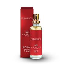 Perfume feminino importado elegance red amakha 15ml