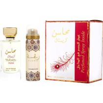 Perfume Feminino Lattafa Mahasin Crystal EDP Spray 100 Ml&Desodorante 50 Perfume Feminino Lattafa Mahasin Crystal EDP Spray 100 Ml&Desodorante 50