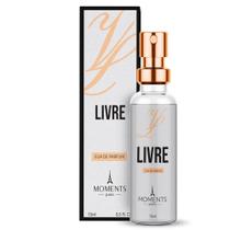 Perfume feminino Livre 15ml de bolsa Moments Paris Perfume feminino Livre 15ml de bolsa Moments Paris