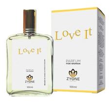 Perfume Feminino Love It 100ml Zyone Parfum Alta Fixação