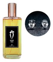 Perfume Feminino Madame Paris + Brinco Prata Coração