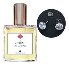 Perfume Feminino Opium De Chine + Brinco Prata Ponto Luz 6Mm Perfume Feminino Opium De Chine + Brinco Prata Ponto Luz 6Mm