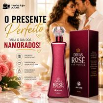 Perfume Feminino Premium Divas Jan Rosê Chypre Floral Presente Dia dos Namorados