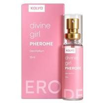 Perfume Feminino Sedução Feromonio Divine Girl Floral Amadeirado Kalya 15ml