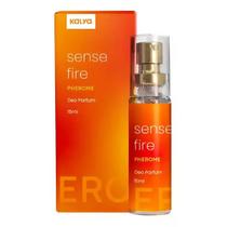 Perfume Feminino Sense Fire Kalya 15ml Fragrância Floral Frutal de Sedução Atração e Magnetismo