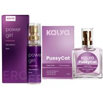 Perfume feminino Vinho Power girl ativa feromonios kit com 2