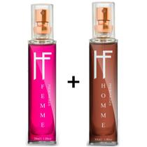 Perfume Feromônios Feminino e Masculino Hot Flowers Hf Femme e HF Homme