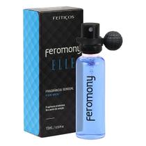 Perfume Feromony Elle 15ml Feitiços Perfume Masculino Sedutor com Feromônios Sedução e Atração