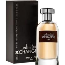 Perfume Geparlys Karen Baixo Xchange Unlimited Edt Masculino 100Ml - Vila Brasil