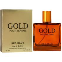 Perfume Gold Masculino 100ml Sea Blue Importado