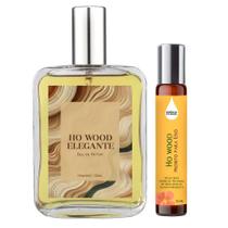 Perfume Ho Wood Elegante Mulher 100ml + Óleo Essencial 10ml Perfume Ho Wood Elegante Mulher 100ml + Óleo Essencial 10ml