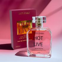 Perfume HOT LIVE 100ml Floral Amadeirado Feminino Esty Paris Perfume HOT LIVE 100ml Floral Amadeirado Feminino Esty Paris