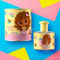 Perfume Infantil Cici Mel Ciclo Mini Deo Colônia com Lata Personalizada Presente 100ml