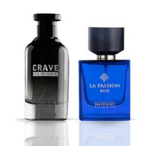 Perfume INTENSE ELITE Crave Extreme e LA PASSION BLUE EDP 100ml