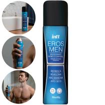 Perfume Íntimo e Corporal Maculino Eros Men Intt Desodorante 166ml