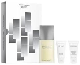 Perfume Issey Miyake Leau Dissey Pour Homme, conjunto de presente de 3 peças