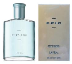 Perfume JAFRA Epic Eau de Cologne 100ml - Para Chuveiros e Banho