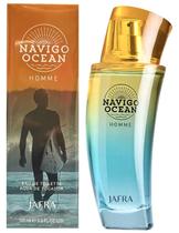 Perfume JAFRA NAVIGO Eau de Toilette, 5 frascos de amostra, 1 mL cada