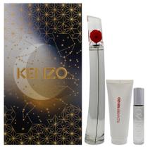 Perfume Kenzo Flower para mulheres, 100 ml, EDP, conjunto de presente de 3 peças Perfume Kenzo Flower para mulheres, 100 ml, EDP, conjunto de presente de 3 peças