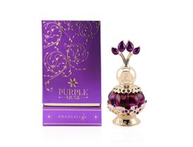 Perfume Khadlaj Purple Musk - Óleo Concentrado 20ml para Mulheres