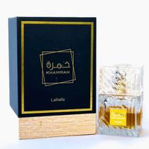 Perfume Khamrah Lattafa Eau de Parfum Unissex 100ml Importado Alta Fixação