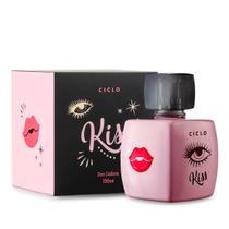 Perfume Kiss Beijo Ciclo Feminino Colônia 100ml Ciclo