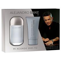Perfume Kit Alejandro Sanz Él Edt 80Ml Body Loção 100Ml Masculino