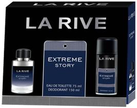 Perfume La Rive Extreme Story EDT 75ml + Desodorante 150ml