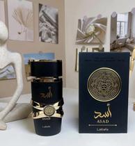 Perfume Lattafa Asad 100ml Eau De Parfum Original Árabe Original Com Nota Fiscal E Selo Original Lataffa Perfume Lattafa Asad 100ml Eau De Parfum Original Árabe Original Com Nota Fiscal E Selo Original Lataffa
