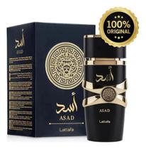 Perfume Lattafa Asad 100ml Eau De Parfum Original Árabe Original Com Nota Fiscal E Selo Original Lataffa Perfume Lattafa Asad 100ml Eau De Parfum Original Árabe Original Com Nota Fiscal E Selo Original Lataffa